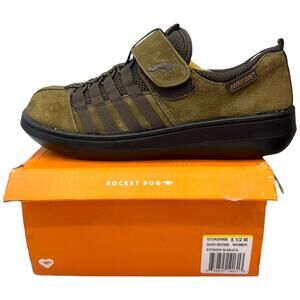 Rocket Dog Stoker Nubuck Dark Brown Streetwear Sneakers Women's size 8.5